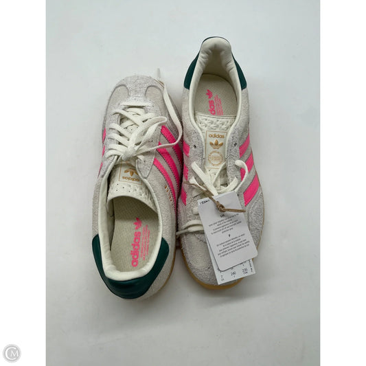 Shoes Athletic By Adidas In White Denim, Size: 7
