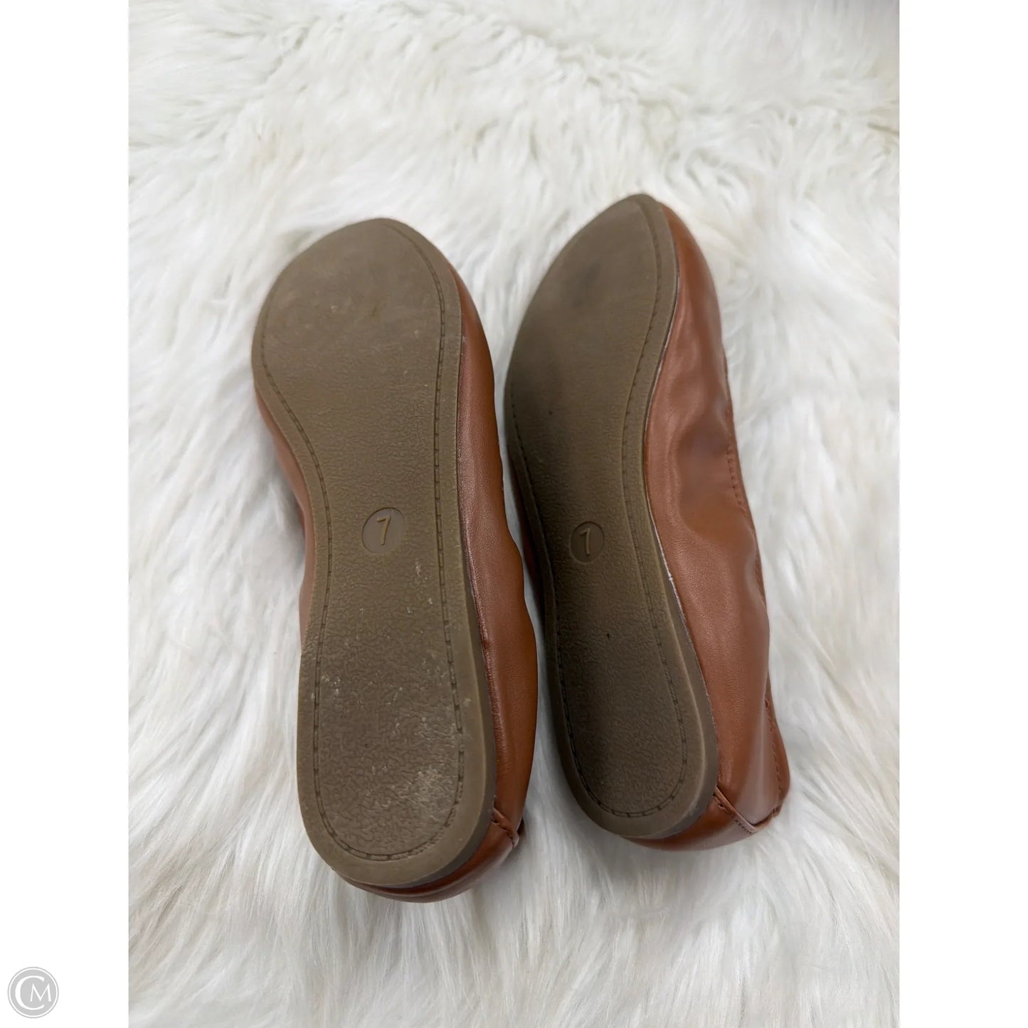 Shoes Flats By Universal Thread In Brown, Size: 7