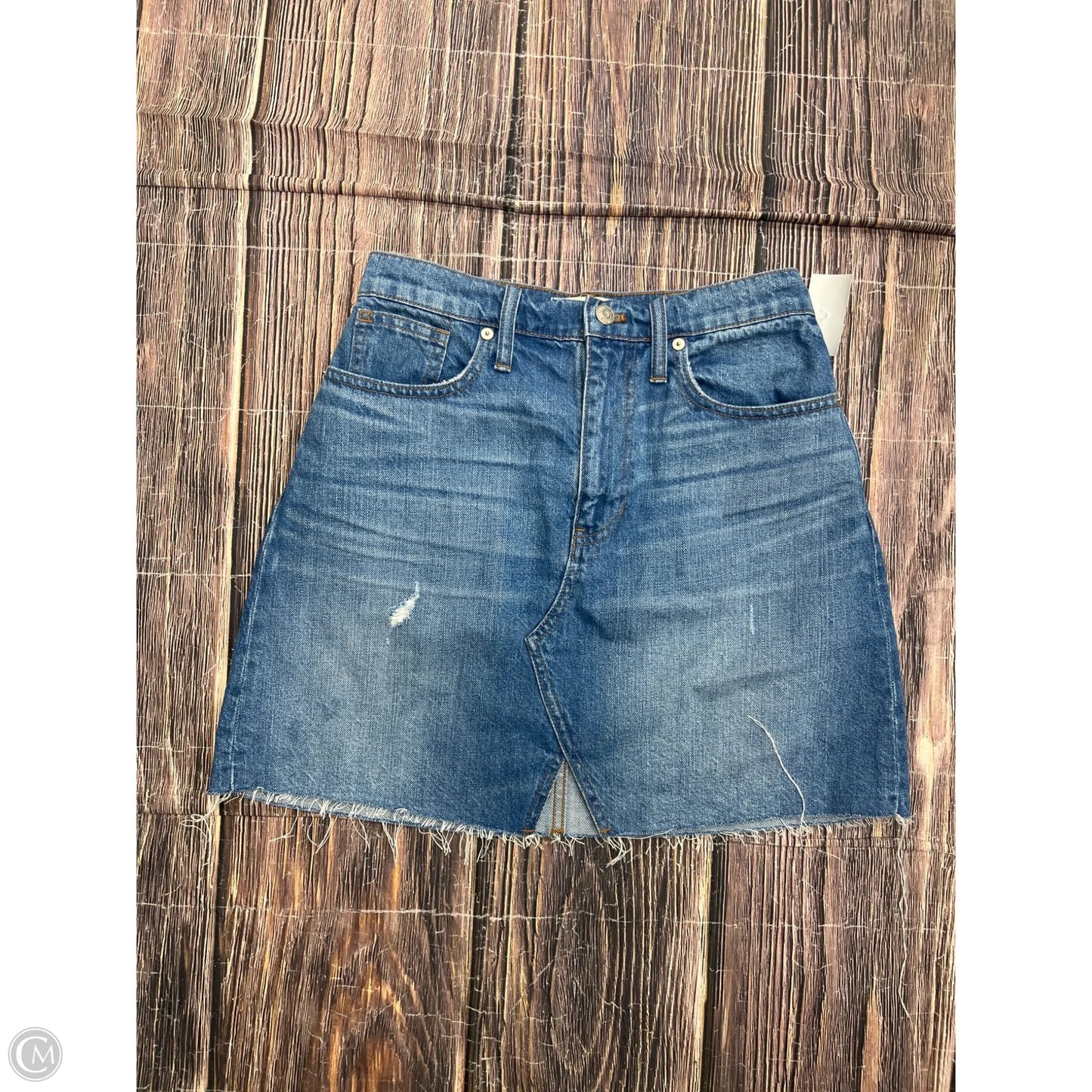 Skirt Maxi By Madewell In Blue, Size: 2