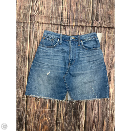 Skirt Maxi By Madewell In Blue, Size: 2