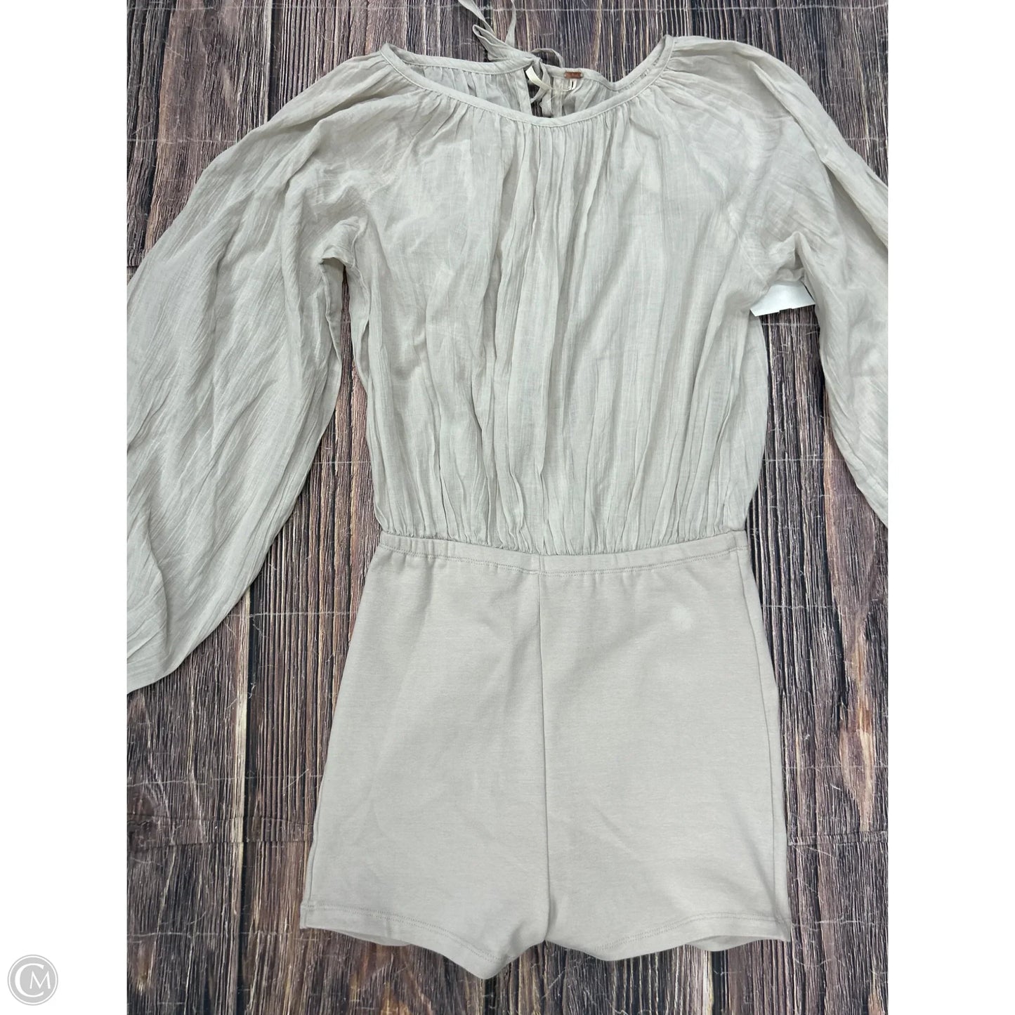 Romper By Free People In Beige, Size: Sp