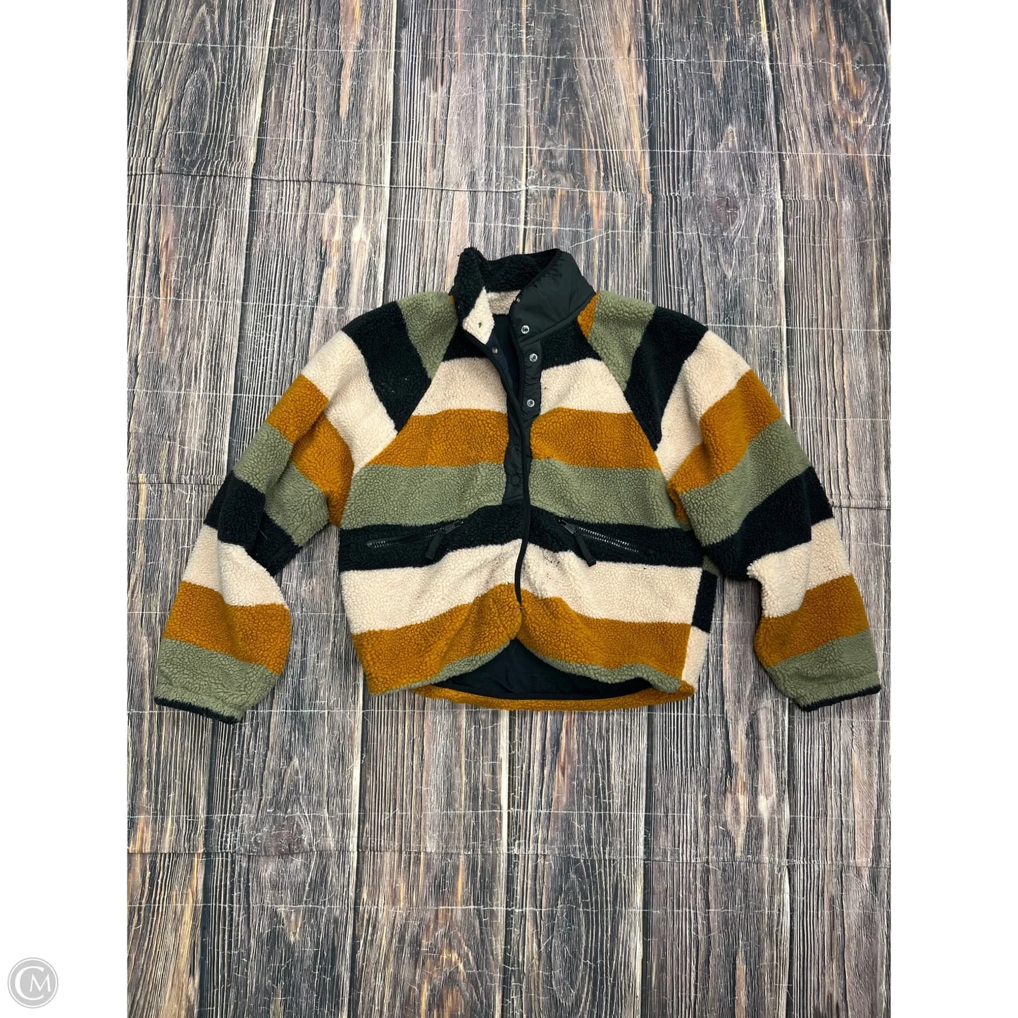 Jacket Faux Fur & Sherpa By Free People In Multi-colored, Size: Xs