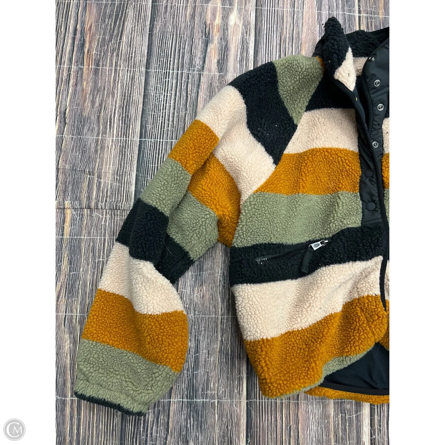 Jacket Faux Fur & Sherpa By Free People In Multi-colored, Size: Xs