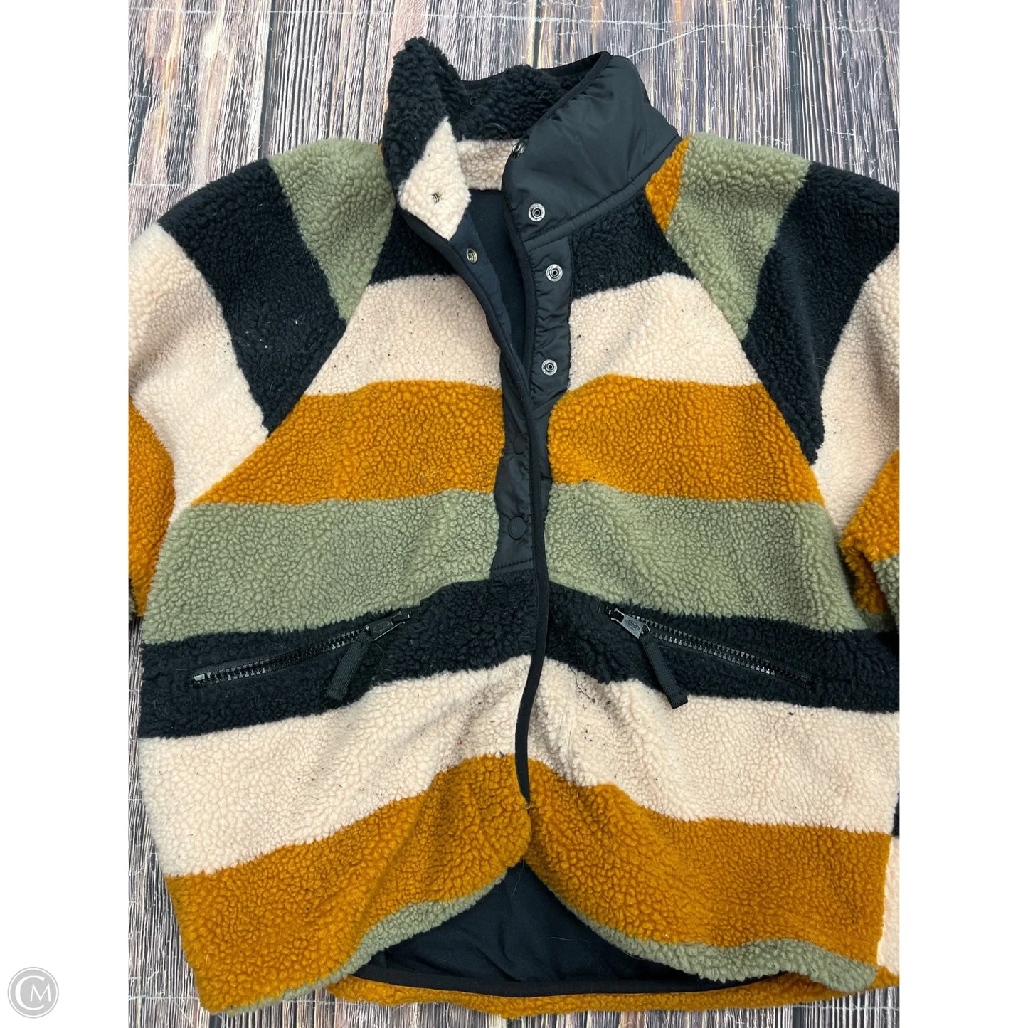 Jacket Faux Fur & Sherpa By Free People In Multi-colored, Size: Xs