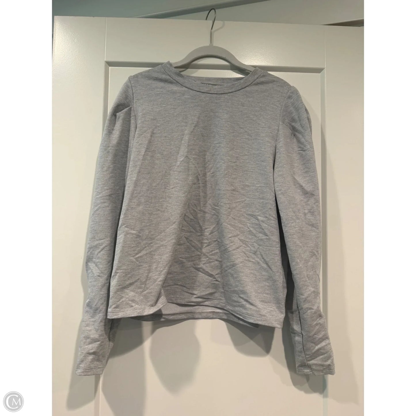 Top Long Sleeve By Clothes Mentor In Grey, Size: M