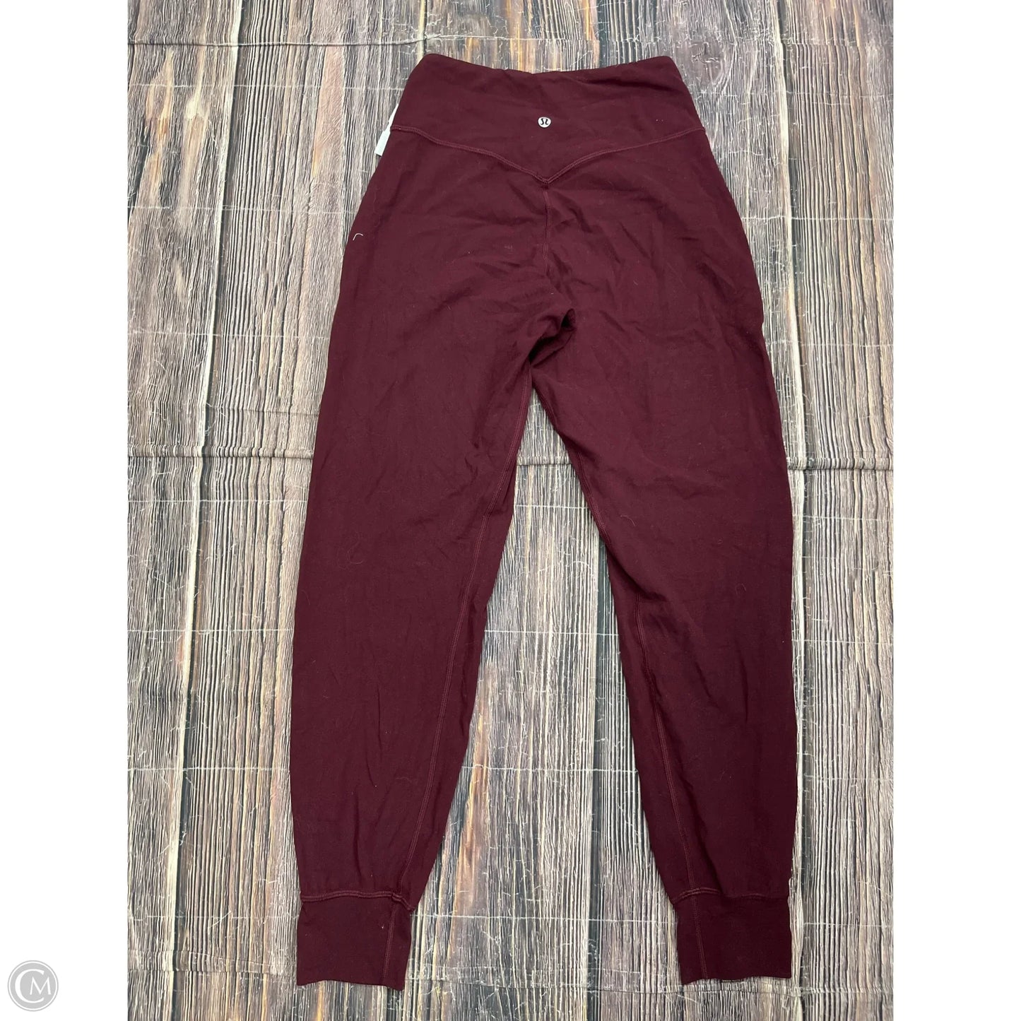 Athletic Leggings By Lululemon In Red, Size: 4