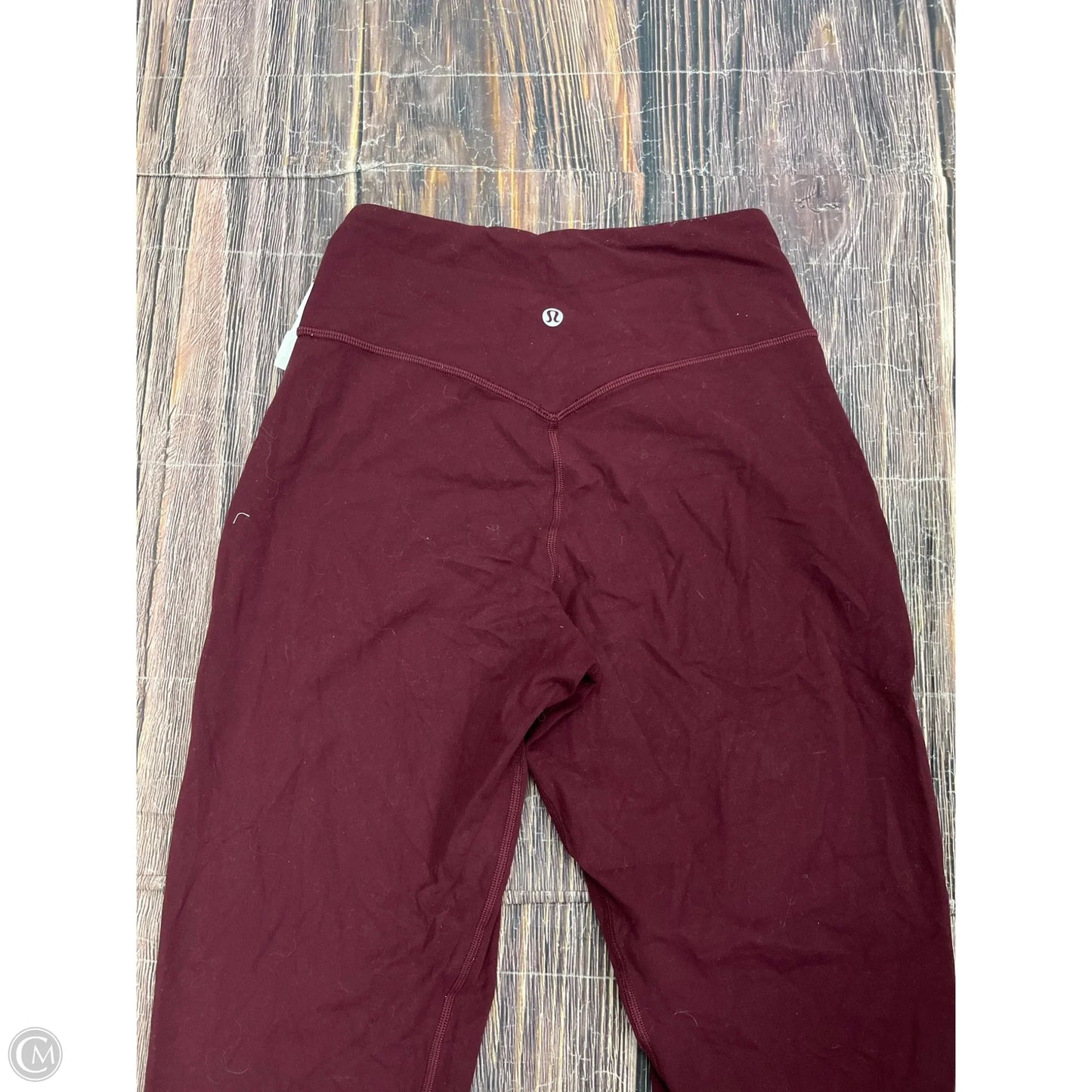 Athletic Leggings By Lululemon In Red, Size: 4