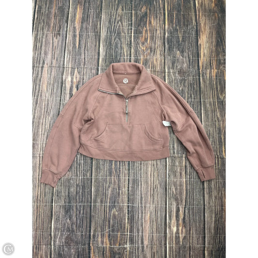Sweatshirt Collar By Lululemon In Pink, Size: Xs