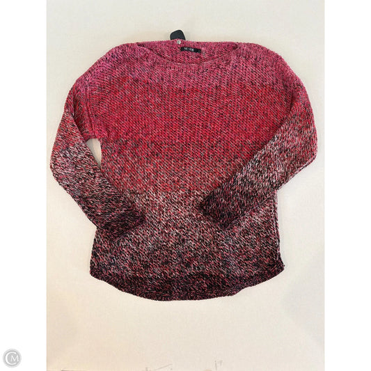 Sweater By Nic + Zoe In Pink & Red, Size: L