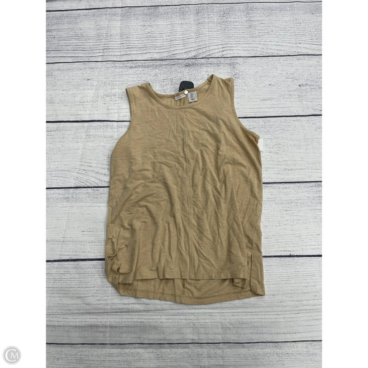 Tank Top By Max Studio In Tan, Size: S