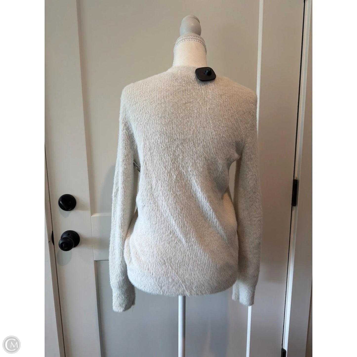 Sweater Cardigan By Loft In Tan, Size: M