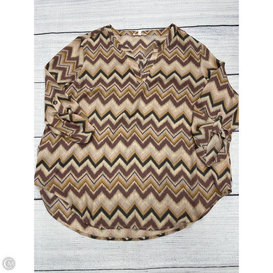 Top 3/4 Sleeve By Maurices In Multi-colored, Size: Xl