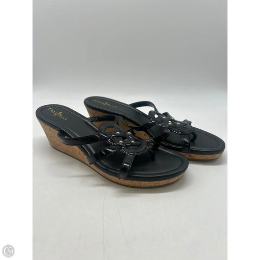 Sandals Heels Platform By Cole-haan In Black, Size: 9