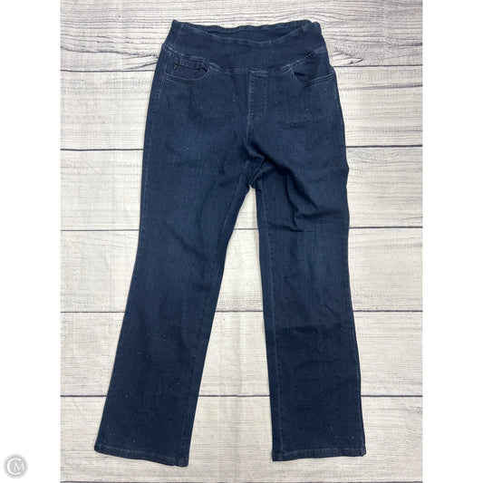 Jeans Straight By Belle By Kim Gravel In Blue, Size: 12