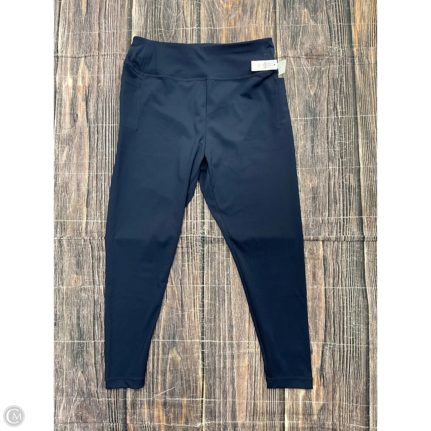 Athletic Leggings By Talbots In Blue, Size: Lp