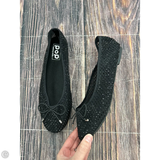 Shoes Flats By Pop In Black, Size: 8.5