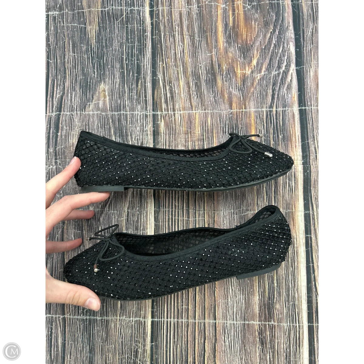 Shoes Flats By Pop In Black, Size: 8.5