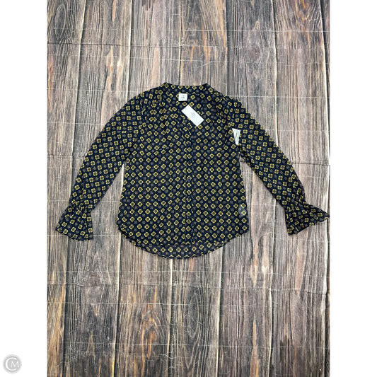 Top Long Sleeve By Cabi In Navy, Size: Xs