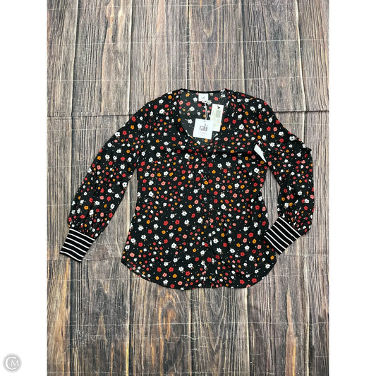 Top Long Sleeve By Cabi In Black, Size: Xs