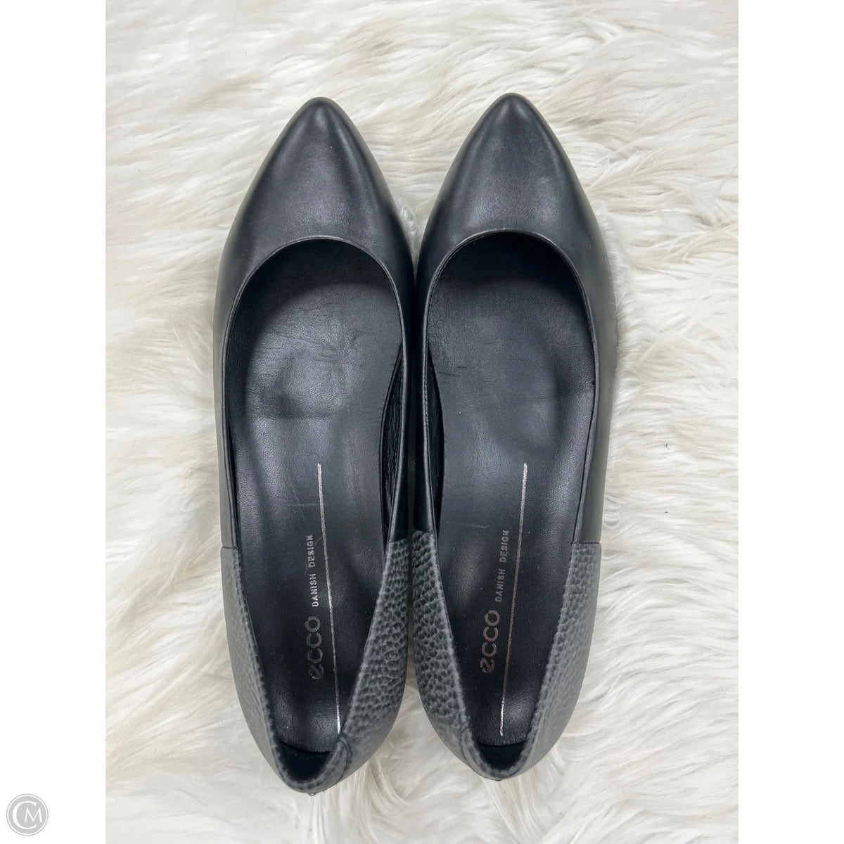 Shoes Flats By Ecco In Black, Size: 8.5