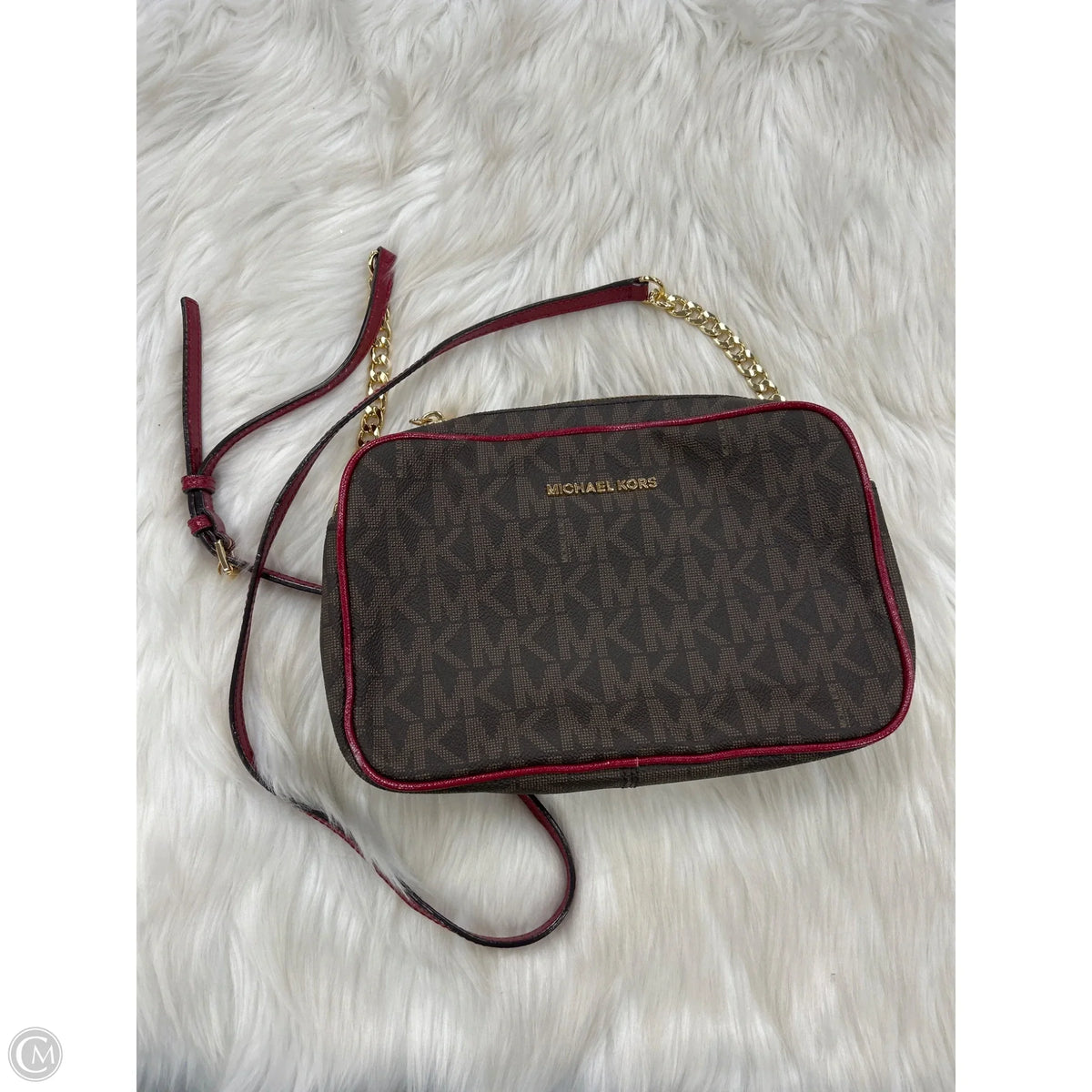 Crossbody Designer By Michael Kors, Size: Medium