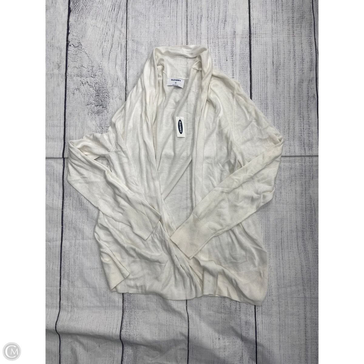 Cardigan By Old Navy In White, Size: 1x