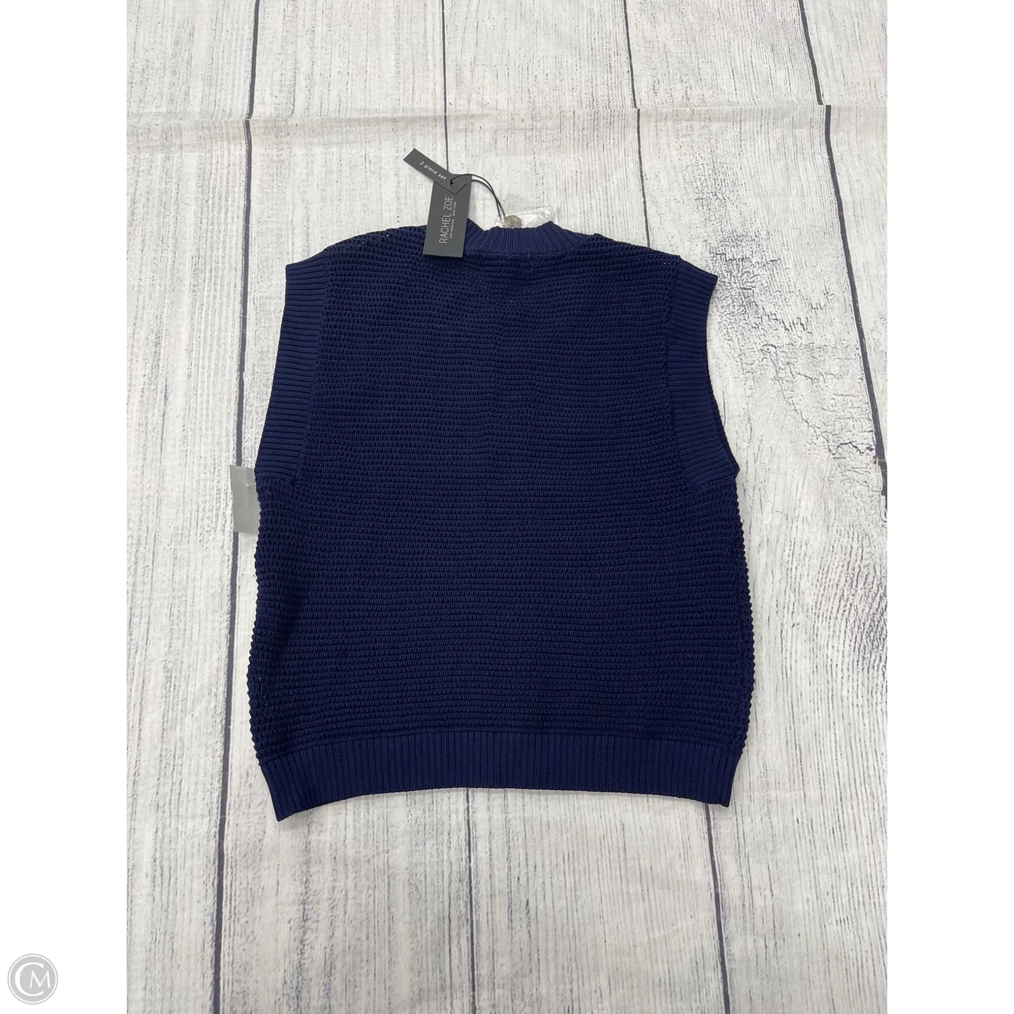 Sweater Cardigan By Rachel Zoe In Blue, Size: S