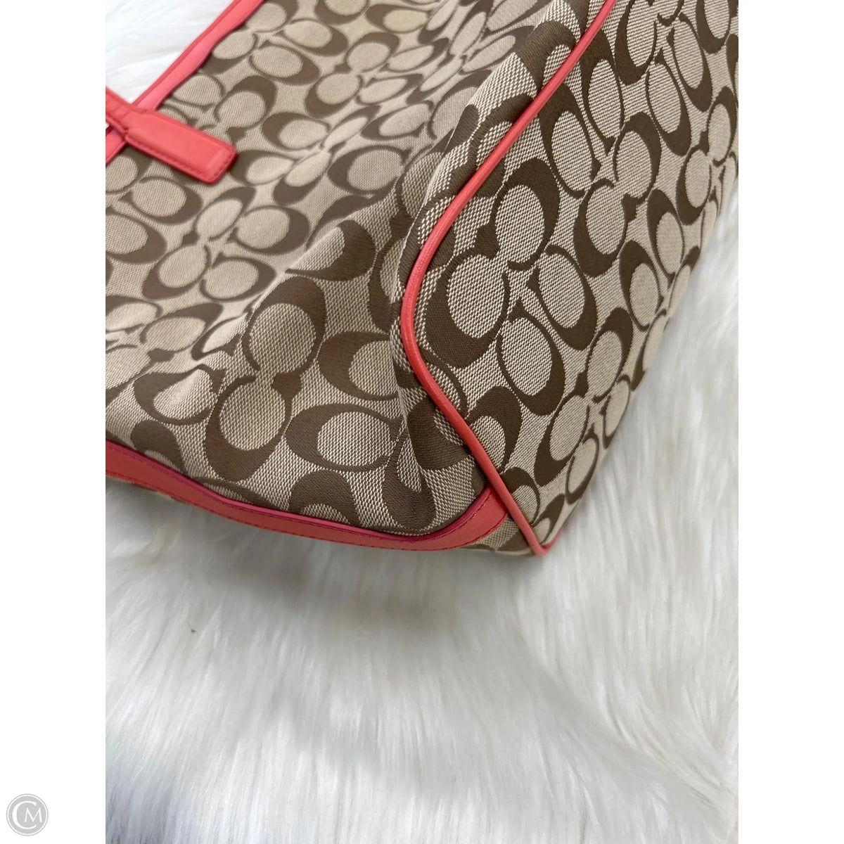 Tote Designer By Coach, Size: Large