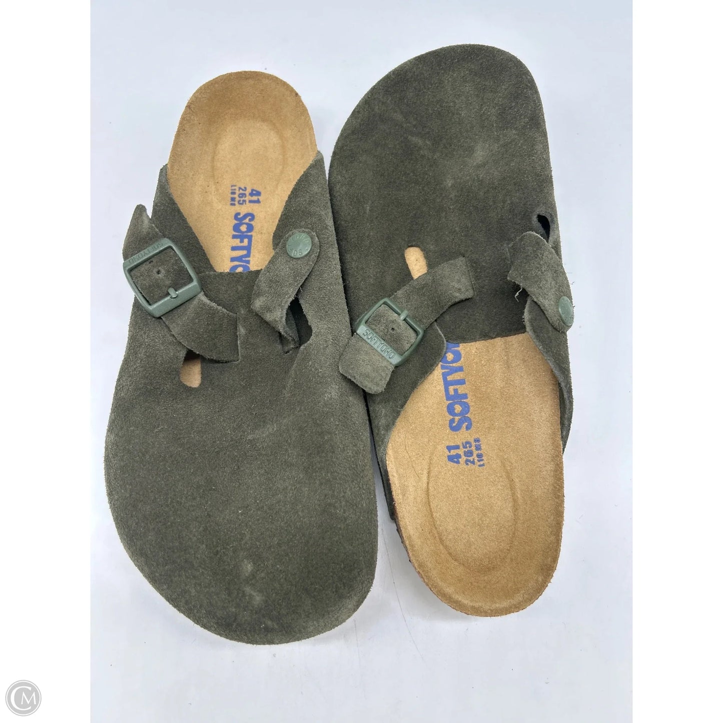 Shoes Flats By Clothes Mentor In Green, Size: 10.5