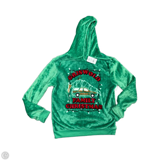 Sweatshirt Hoodie By Clothes Mentor In Green, Size: L