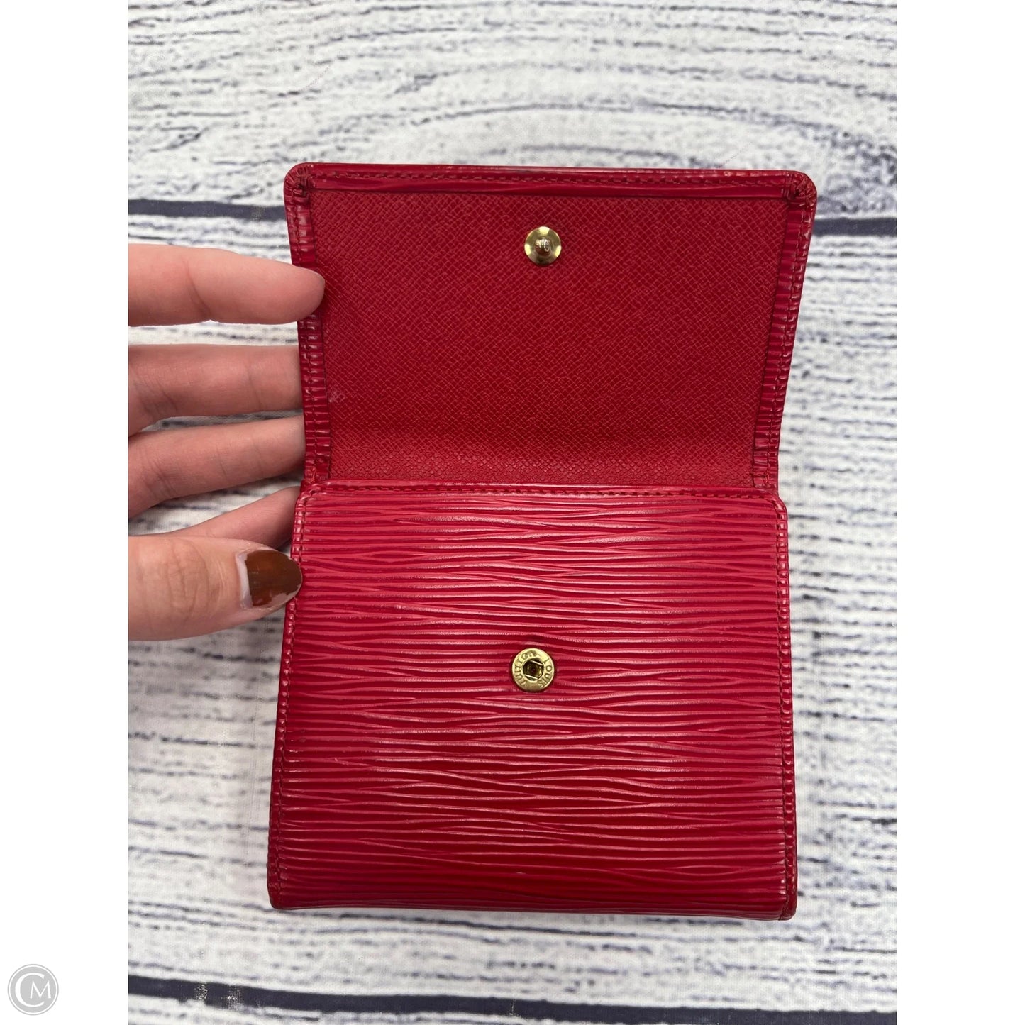 Wallet Luxury Designer By Louis Vuitton, Size: Small