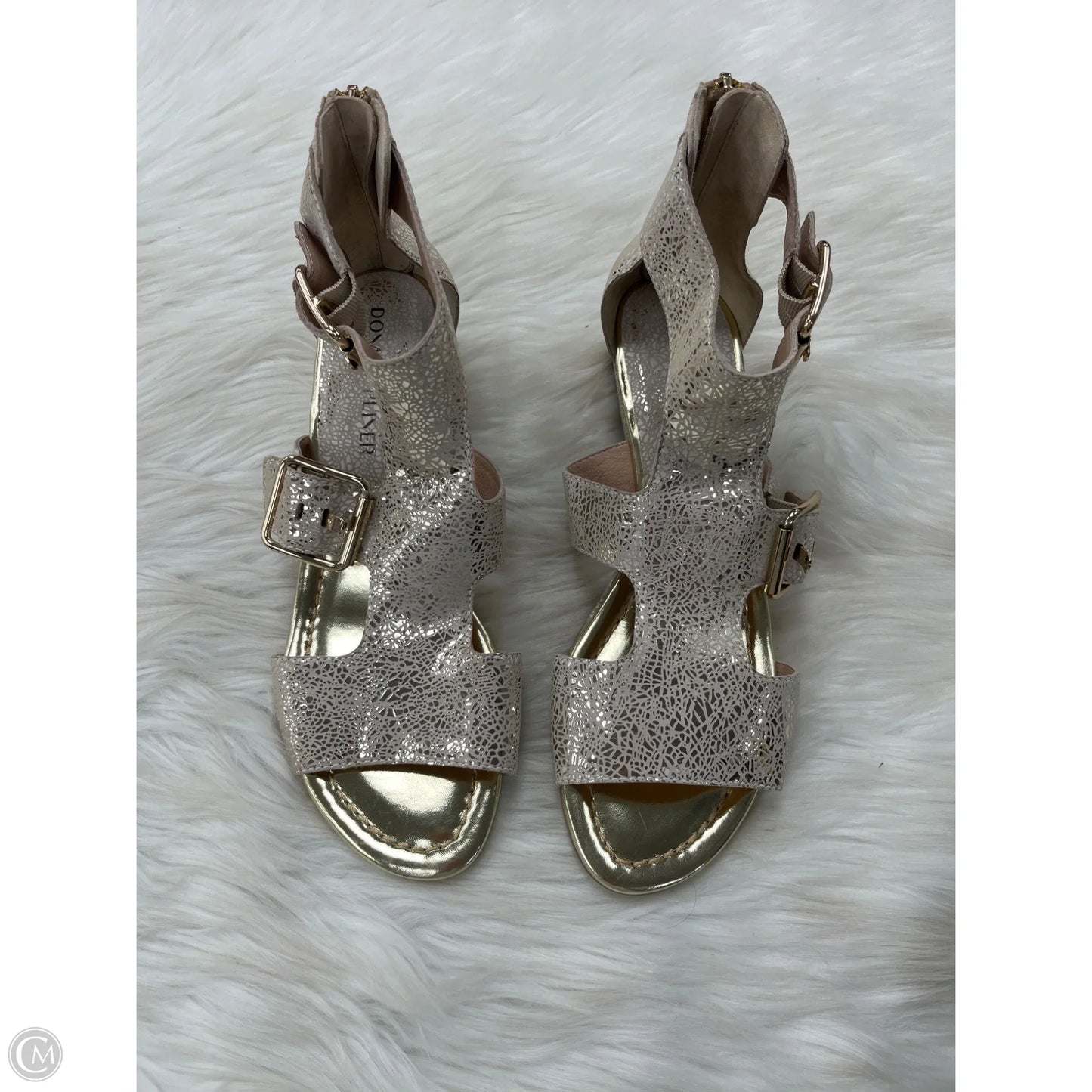 Sandals Heels Wedge By Donald Pliner In Pink, Size: 9