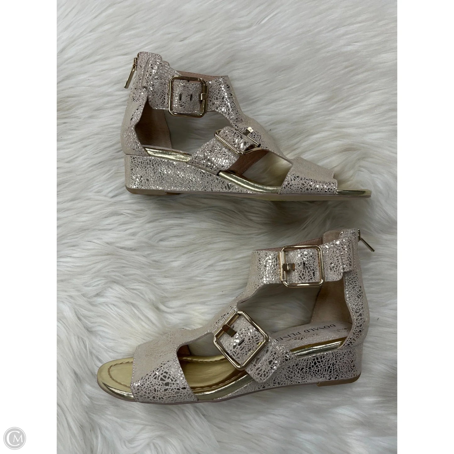 Sandals Heels Wedge By Donald Pliner In Pink, Size: 9