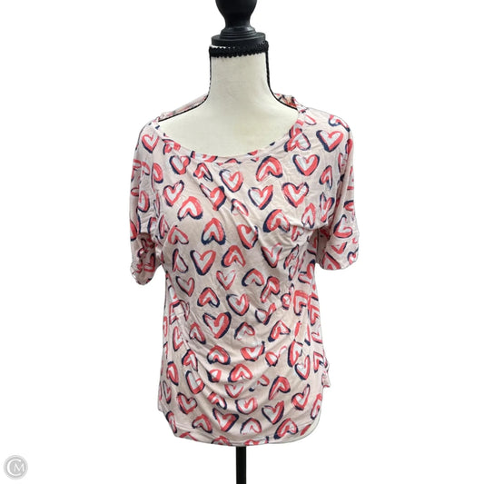 Top Short Sleeve By Vera Bradley In Pink, Size: M