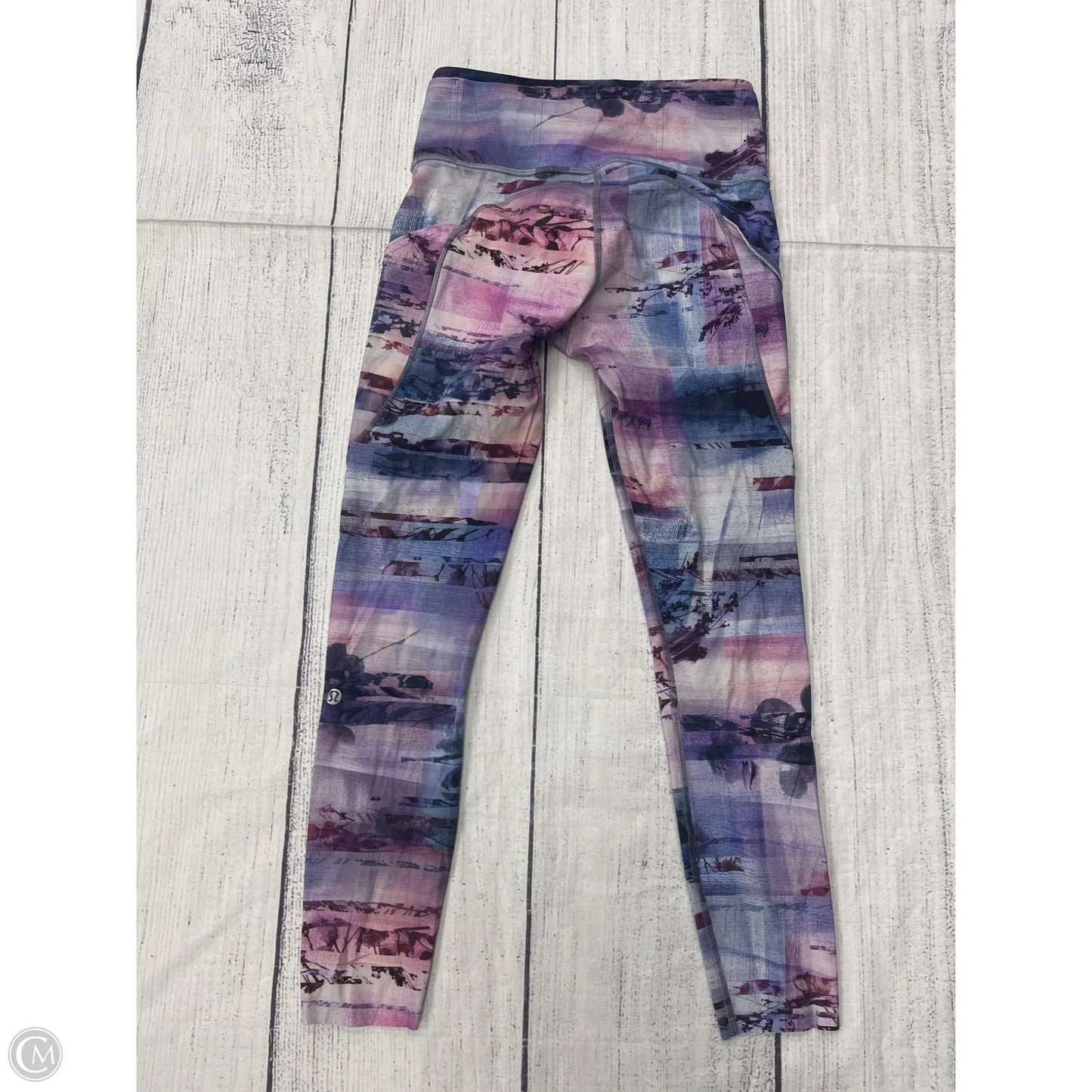 Athletic Leggings Capris By Lululemon In Purple, Size: 6