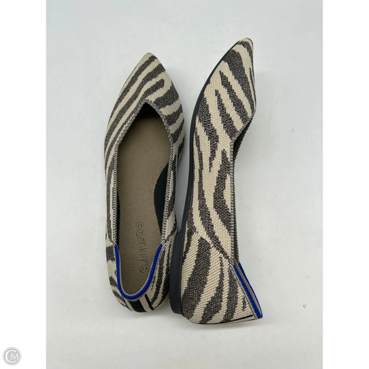 Shoes Flats By Rothys In Animal Print, Size: 7.5