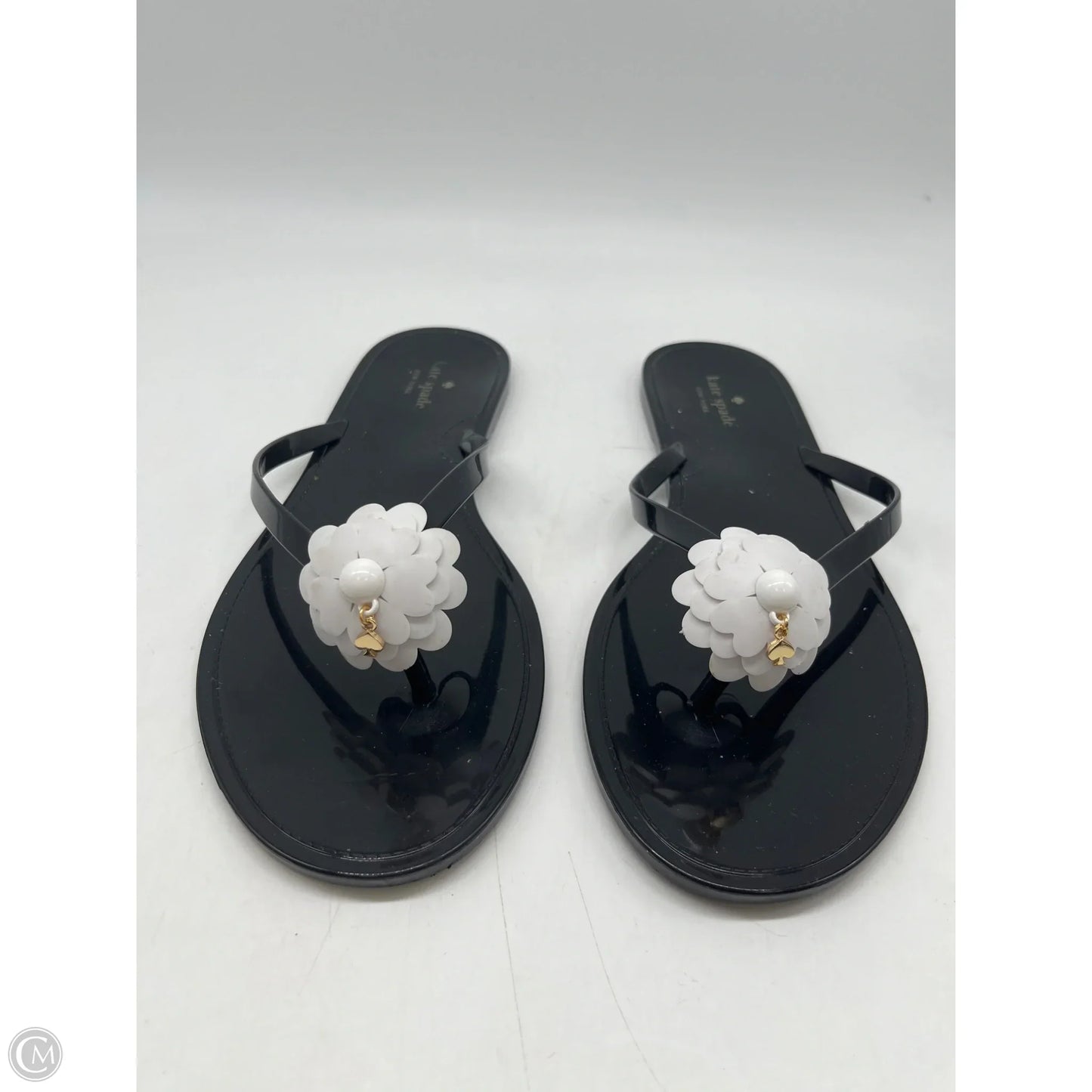 Sandals Designer By Kate Spade In Black, Size: 11