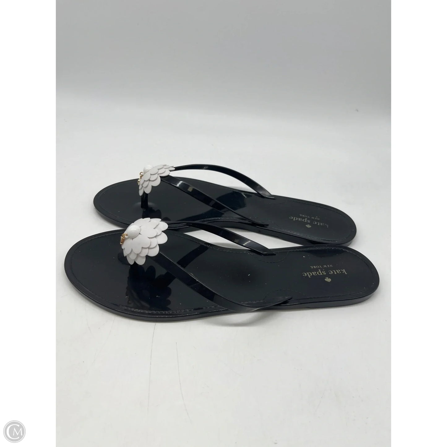 Sandals Designer By Kate Spade In Black, Size: 11