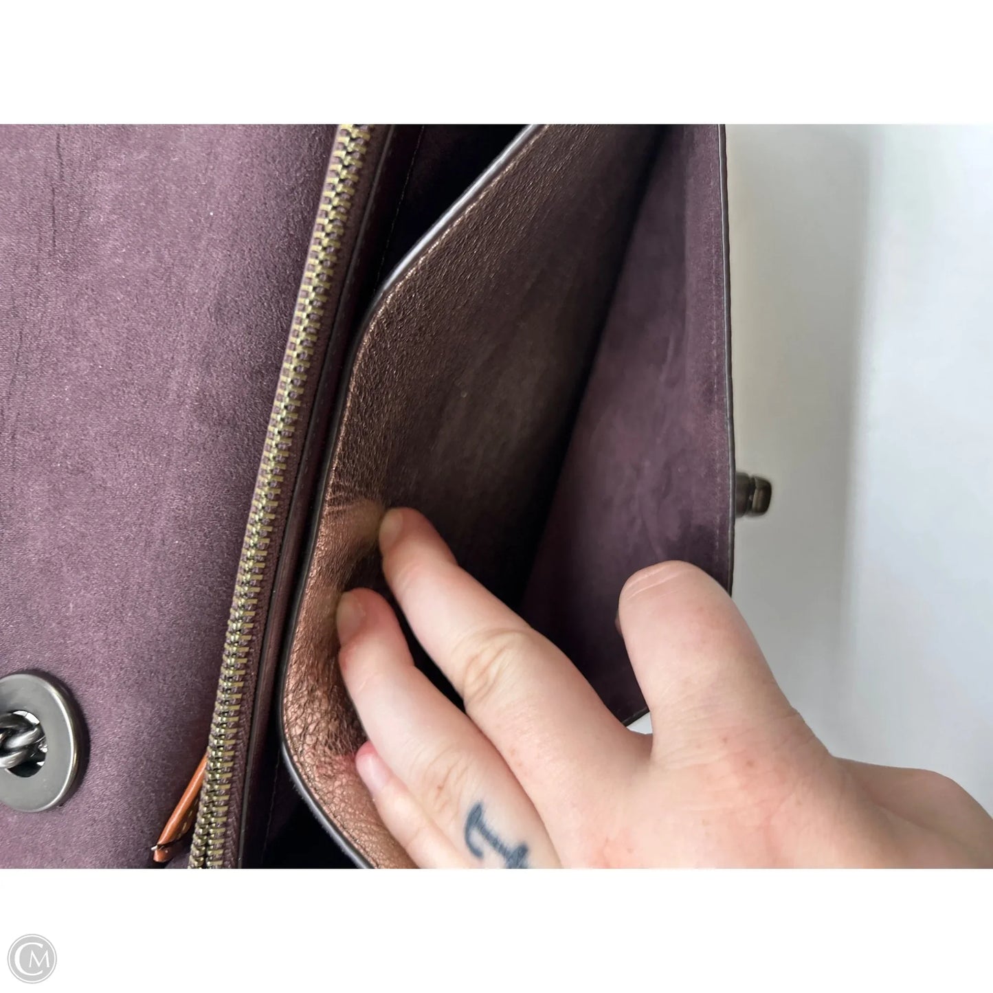 Crossbody Designer By Coach, Size: Medium