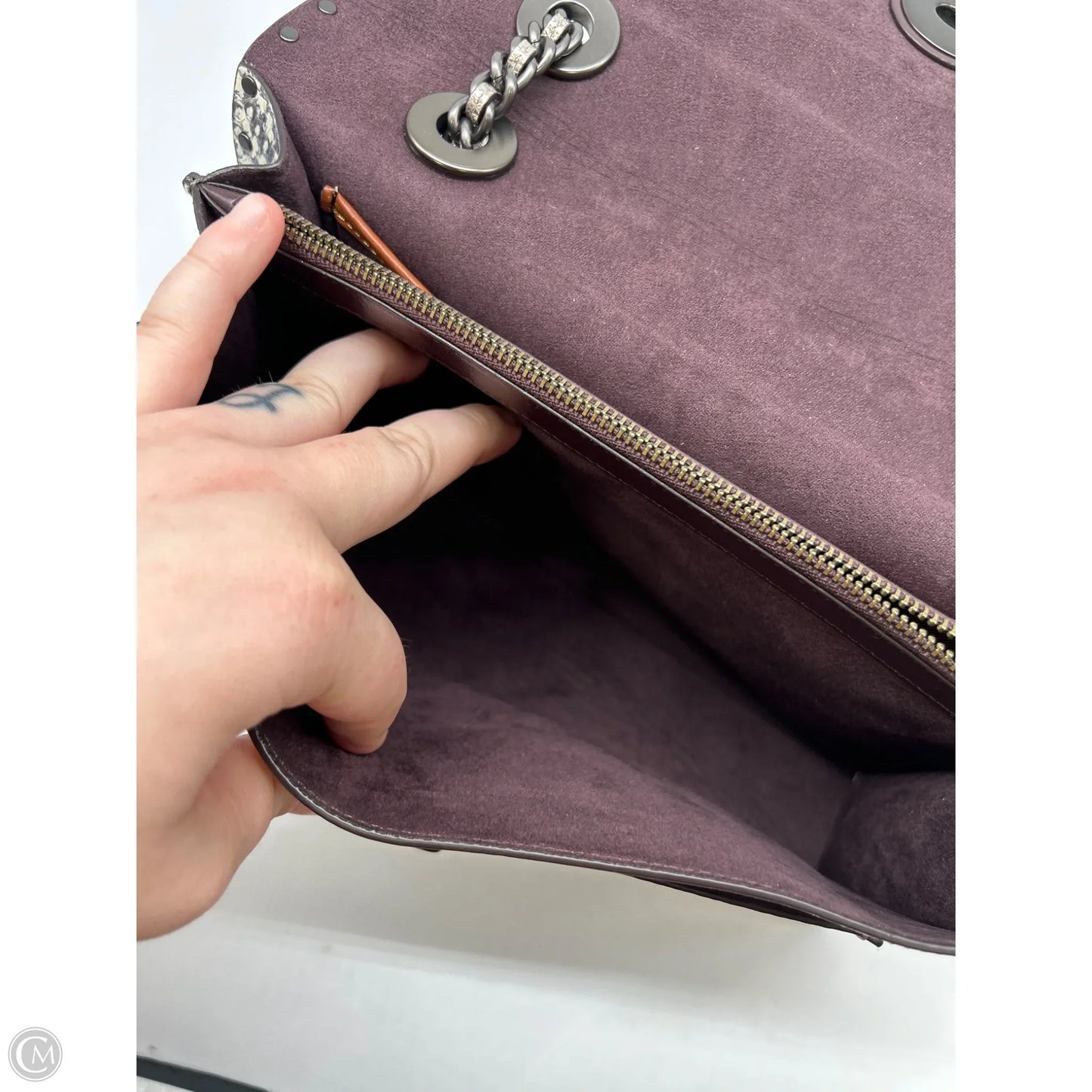 Crossbody Designer By Coach, Size: Medium
