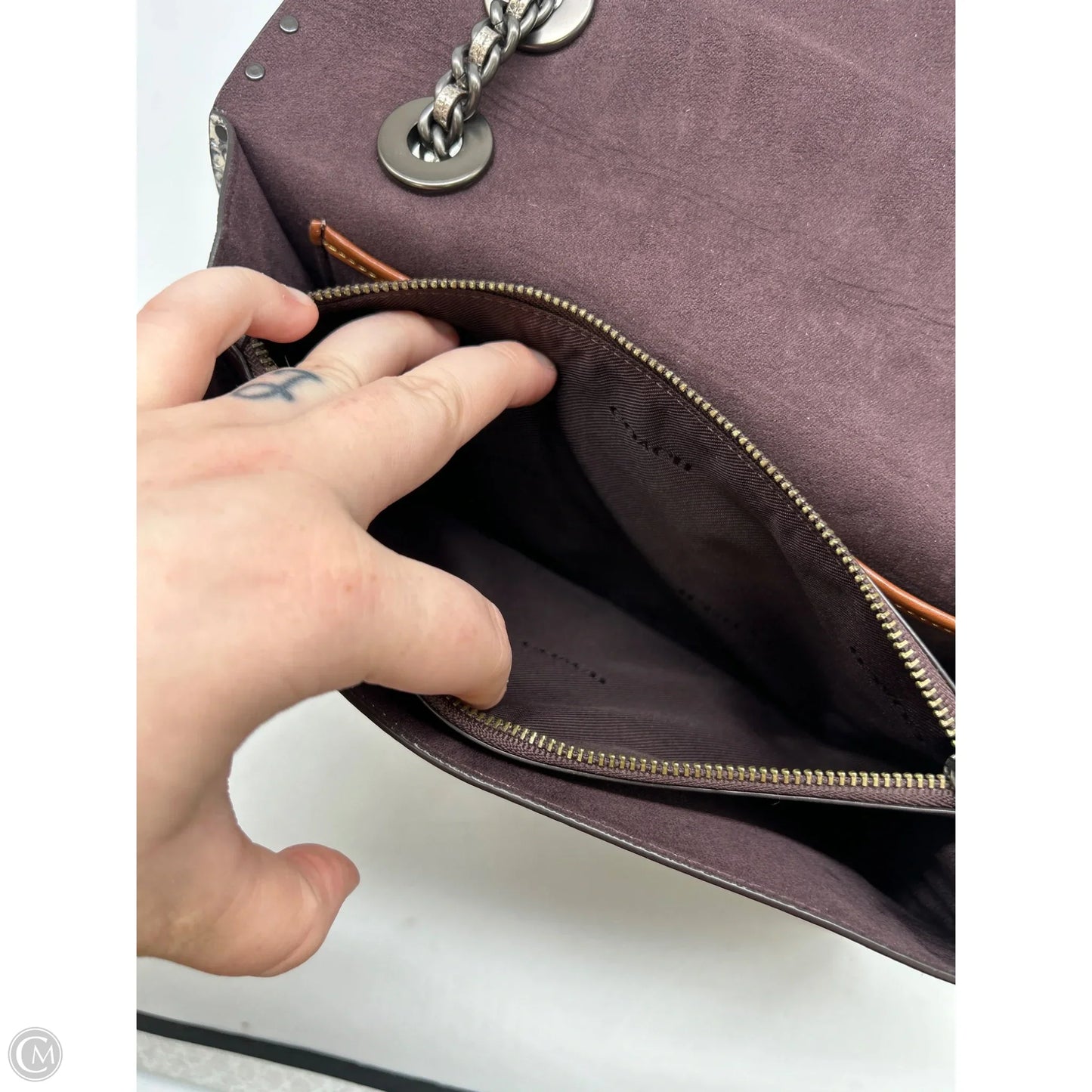 Crossbody Designer By Coach, Size: Medium