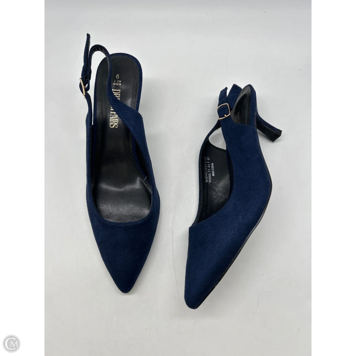 Shoes Heels Kitten By Dream Pairs In Blue, Size: 9