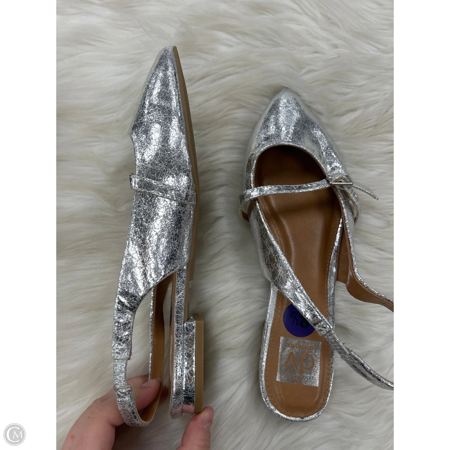 Shoes Flats By Dolce Vita In Silver, Size: 8.5