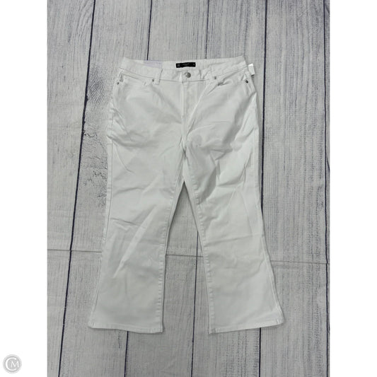 Jeans Cropped By Members Mark In White, Size: 10