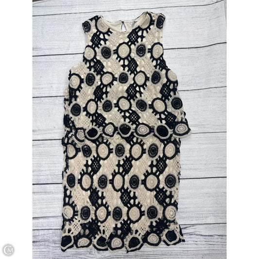 Skirt Set 2pc By Cato In Black & Cream, Size: Xl