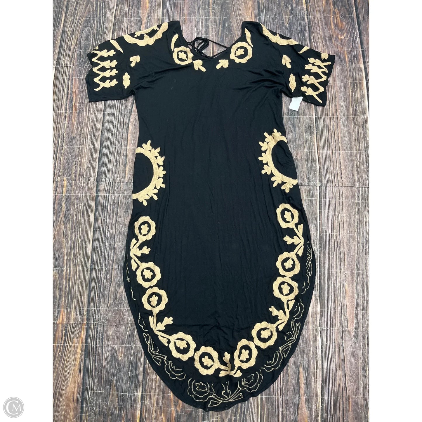 Dress Casual Maxi By Free People In Black, Size: L