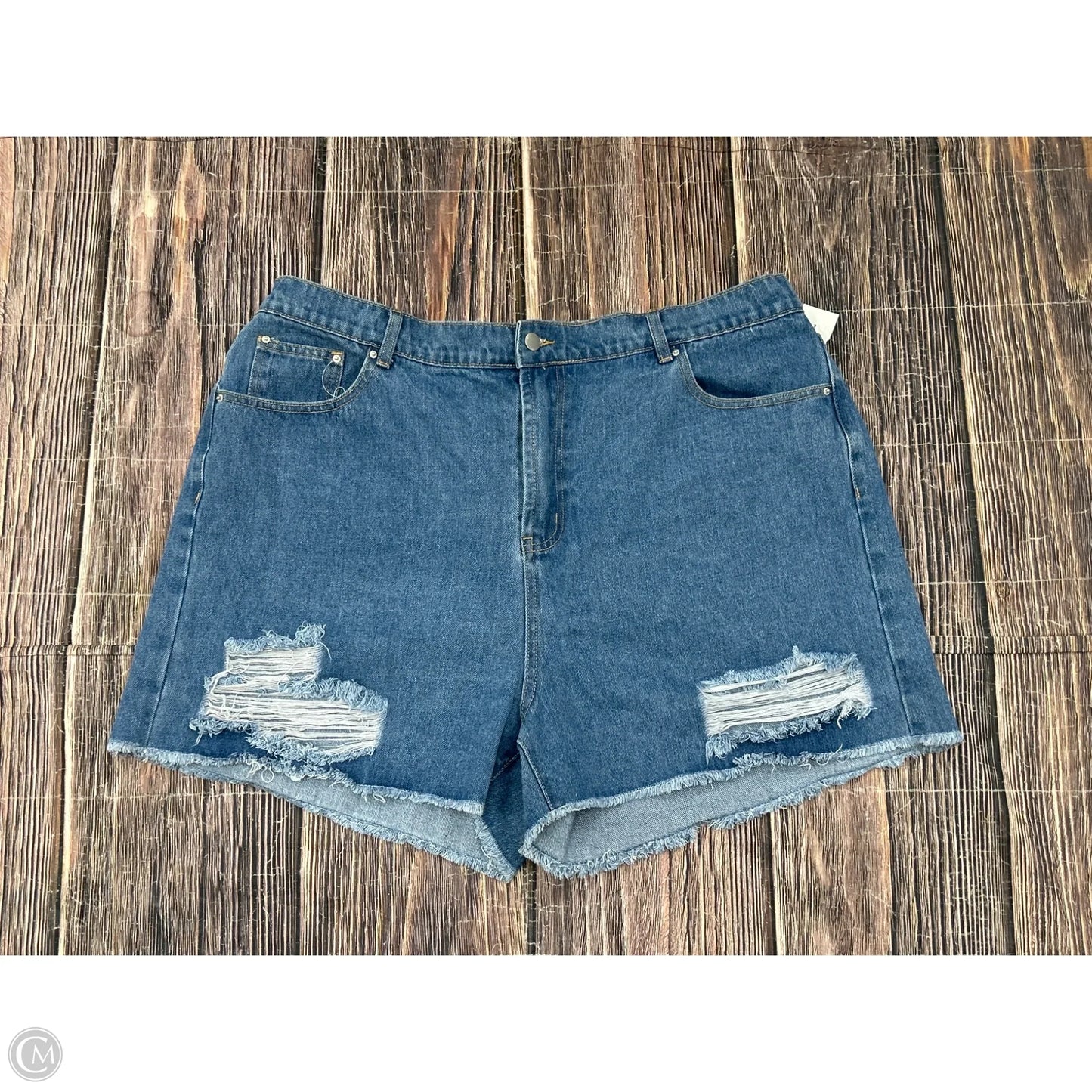 Shorts By Hayden La In Blue Denim, Size: 2x