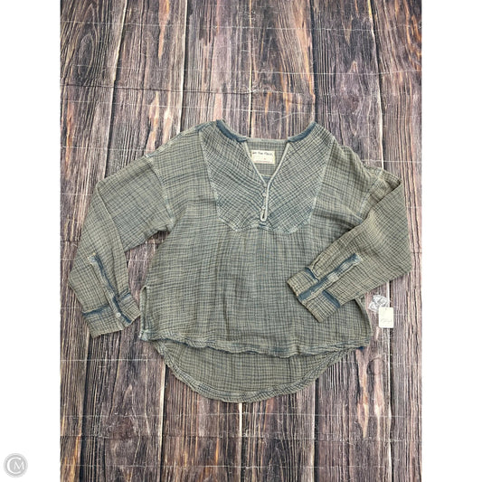 Top Long Sleeve By We The Free In Blue, Size: M