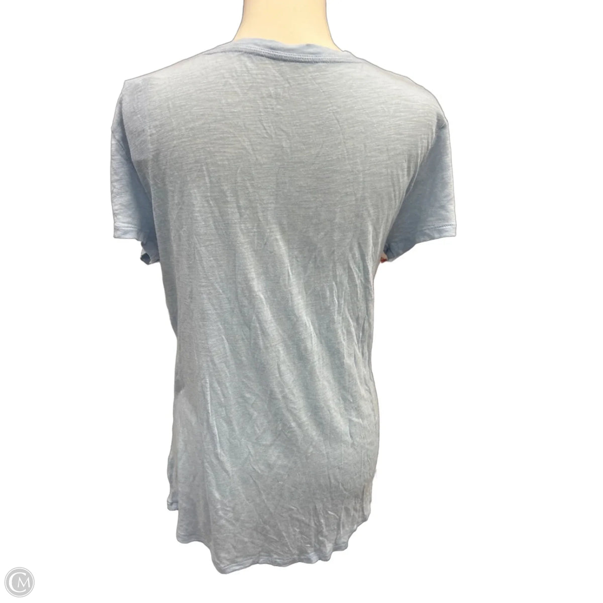 Top Short Sleeve Basic By Joe Fresh In Blue, Size: L