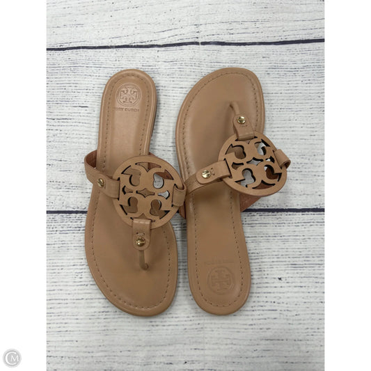 Sandals Designer By Tory Burch In Tan, Size: 8